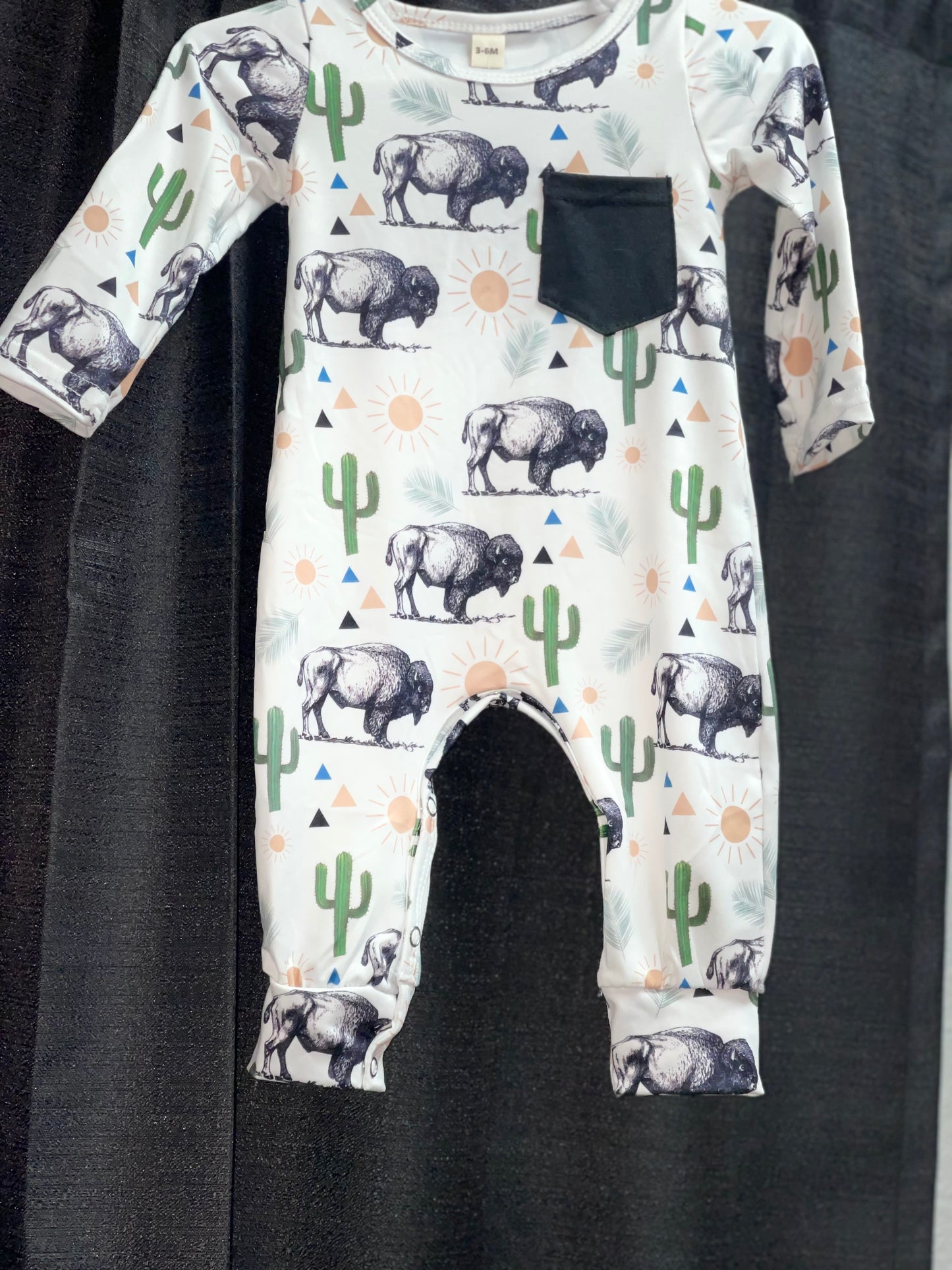 Buffalo, Cactus Boy Romper