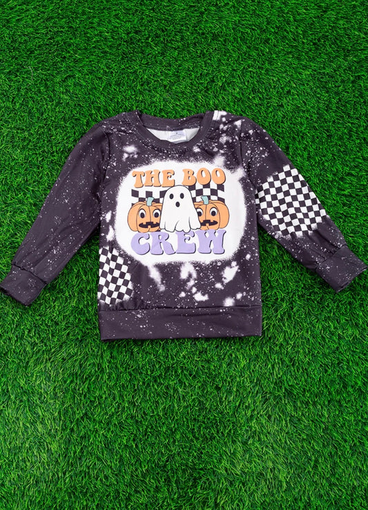 BOO CREW LONG SLEEVE SHIRT.