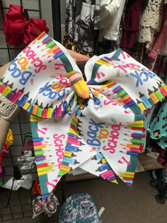 Back To School Bow