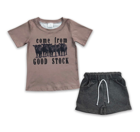Stock Cow Boy Outfit