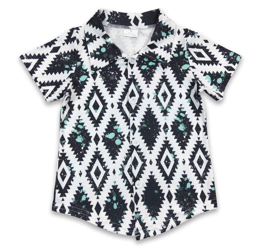 Aztec Boys button Up