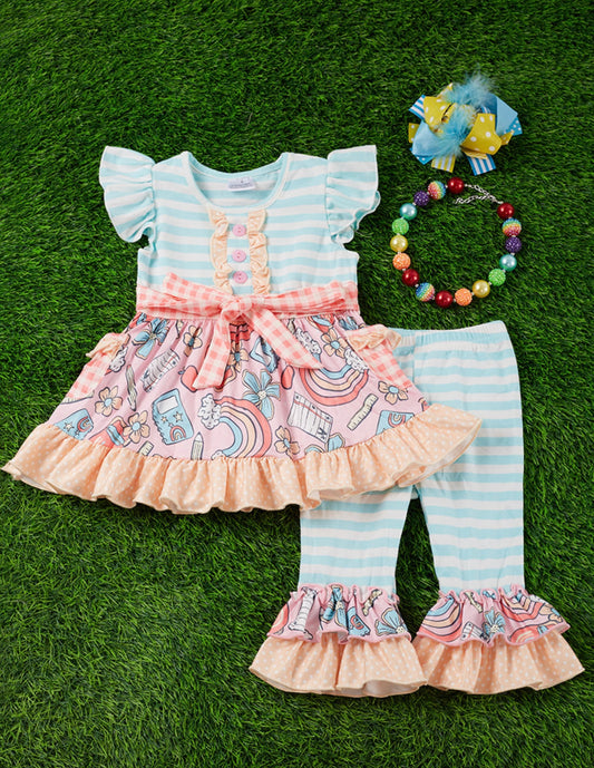 Back To School Ruffle Outfit